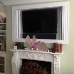 Hidden in wall TV systems