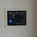 Wall touch pad AV controllers