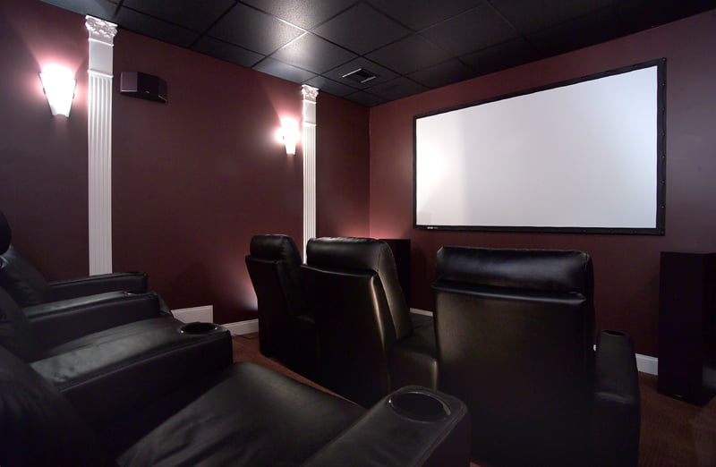 High End theater systems with surround sound