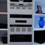 Rack of AV Gear