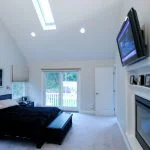 TV in bedroom wall mounted