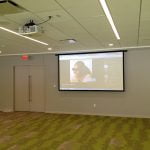 AV screen for 300 person conference center